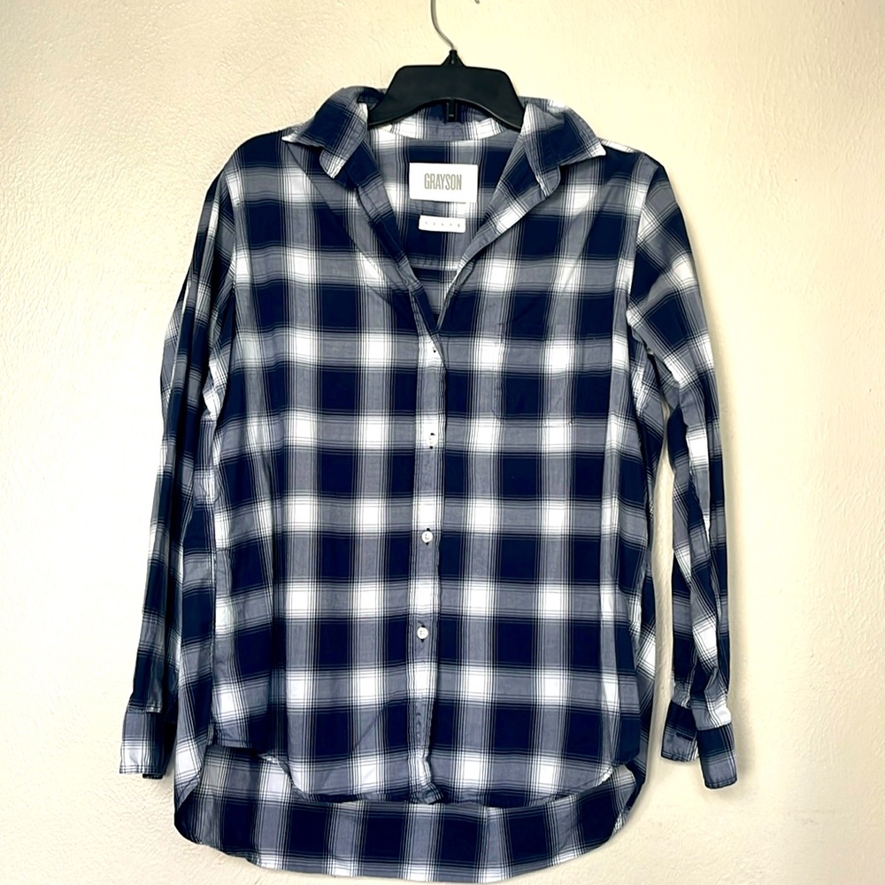 Grayson the hero blue plaid sz 3